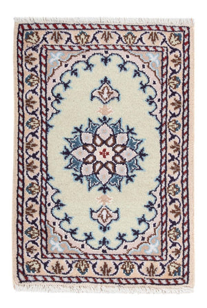 Perserteppich - Nain - 60 x 40 cm - creme