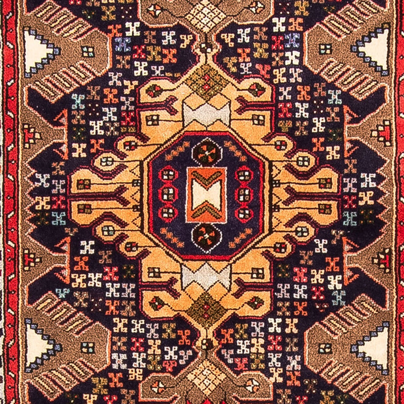 Läufer Perser - Nomadic - 385 x 85 cm - dunkelblau