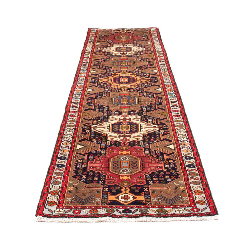 Läufer Perser - Nomadic - 385 x 85 cm - dunkelblau