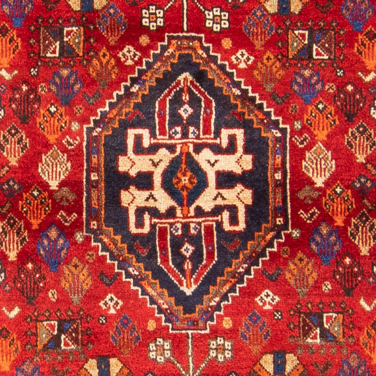 Perserteppich - Nomadic - 161 x 108 cm - rot