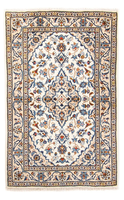 Keshan Teppich 96x154cm - Perserteppich - beige