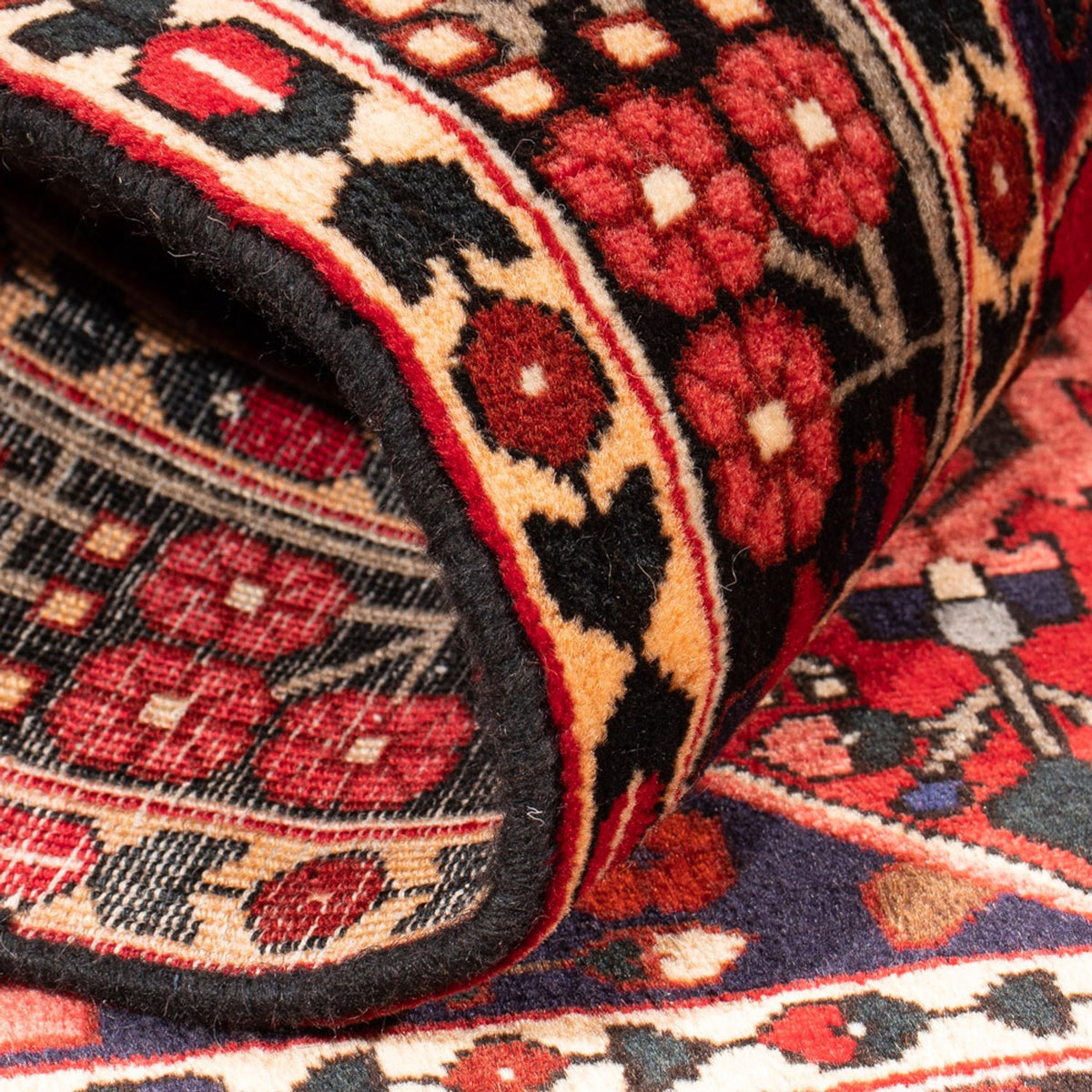 Perserteppich - Nomadic - 160 x 112 cm - rot