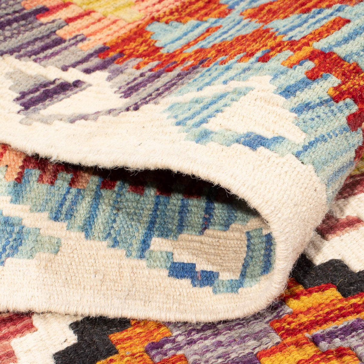 Kelim Teppich - Splash - 239 x 200 cm - mehrfarbig