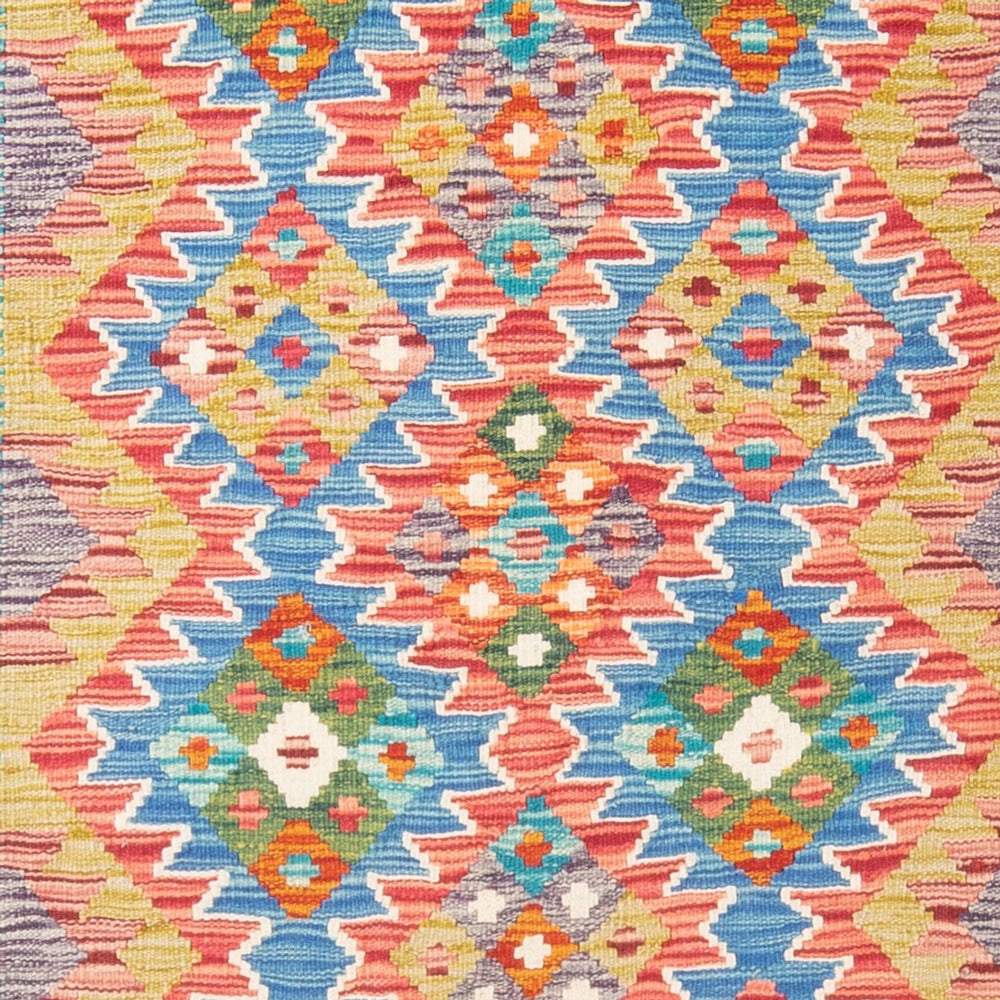 Kelim Teppich - Splash - 196 x 152 cm - mehrfarbig
