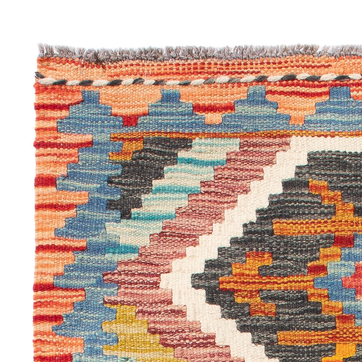 Kelim Teppich - Splash - 92 x 63 cm - mehrfarbig