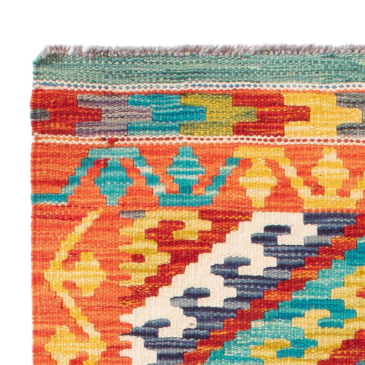 Kelim Teppich - Splash - 90 x 60 cm - mehrfarbig