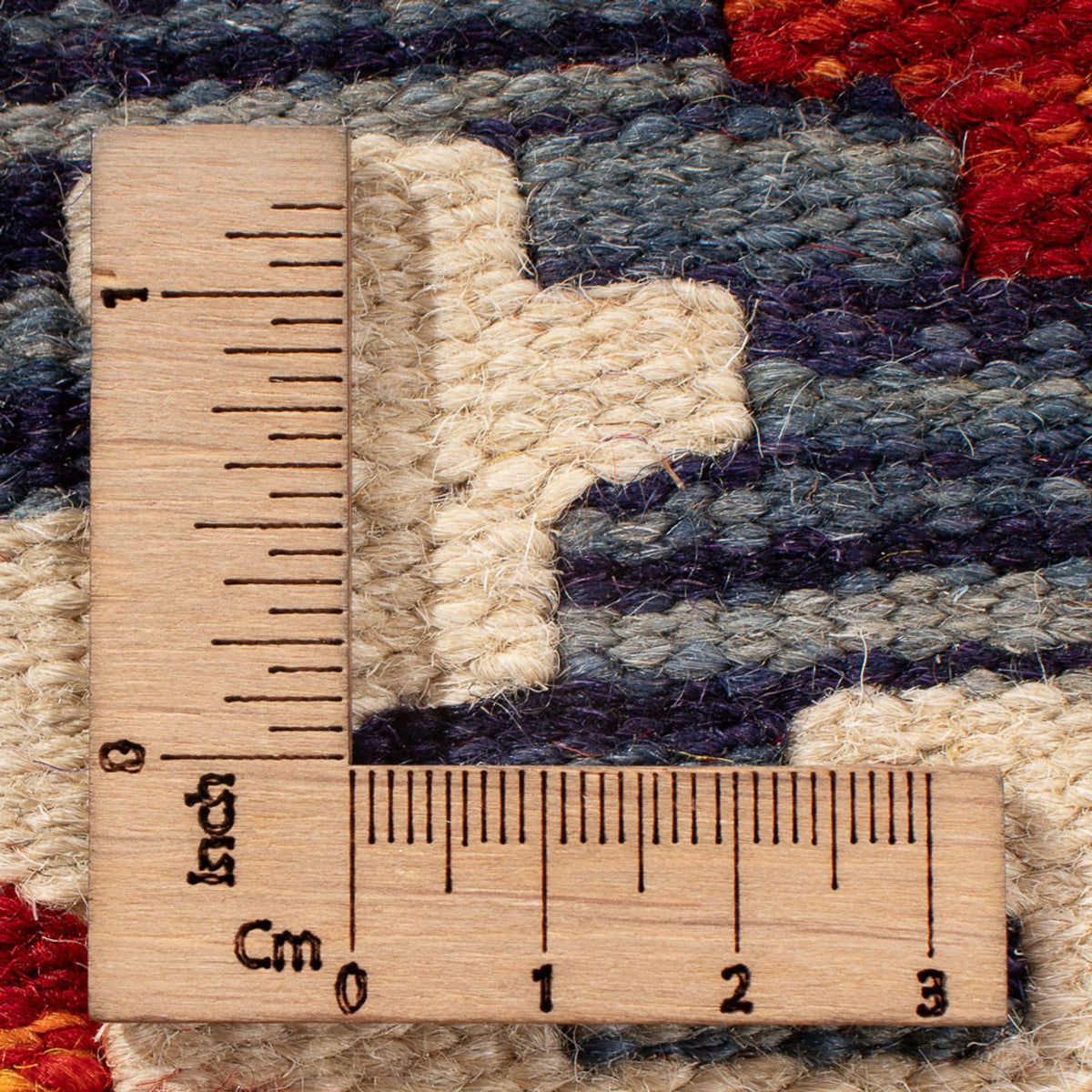 Kelim Teppich - Splash - 90 x 60 cm - mehrfarbig