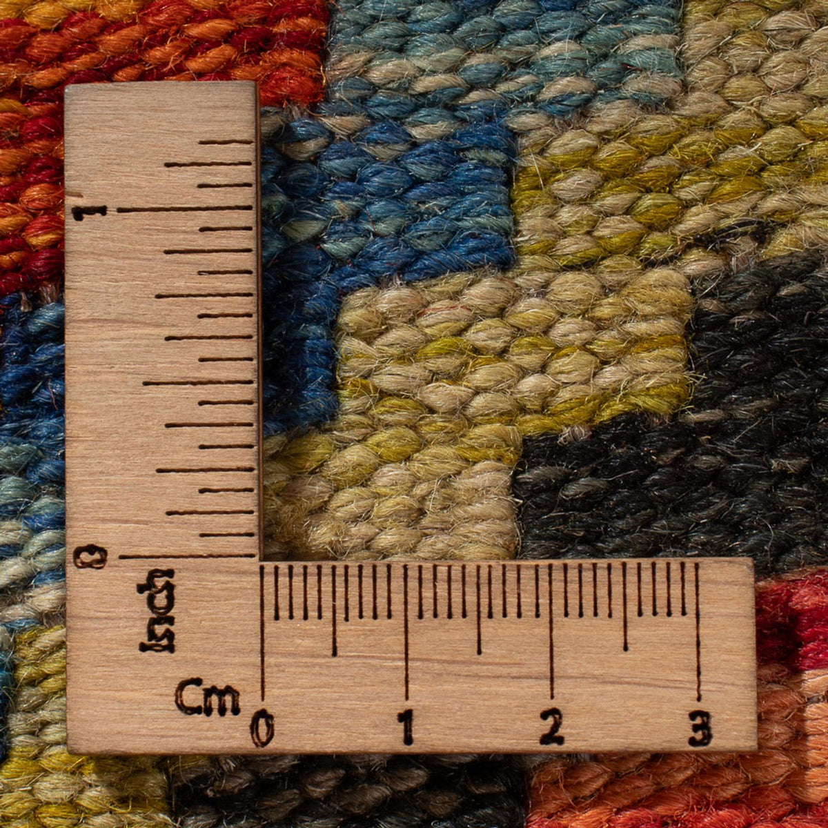 Kelim Teppich - Splash - 98 x 60 cm - mehrfarbig