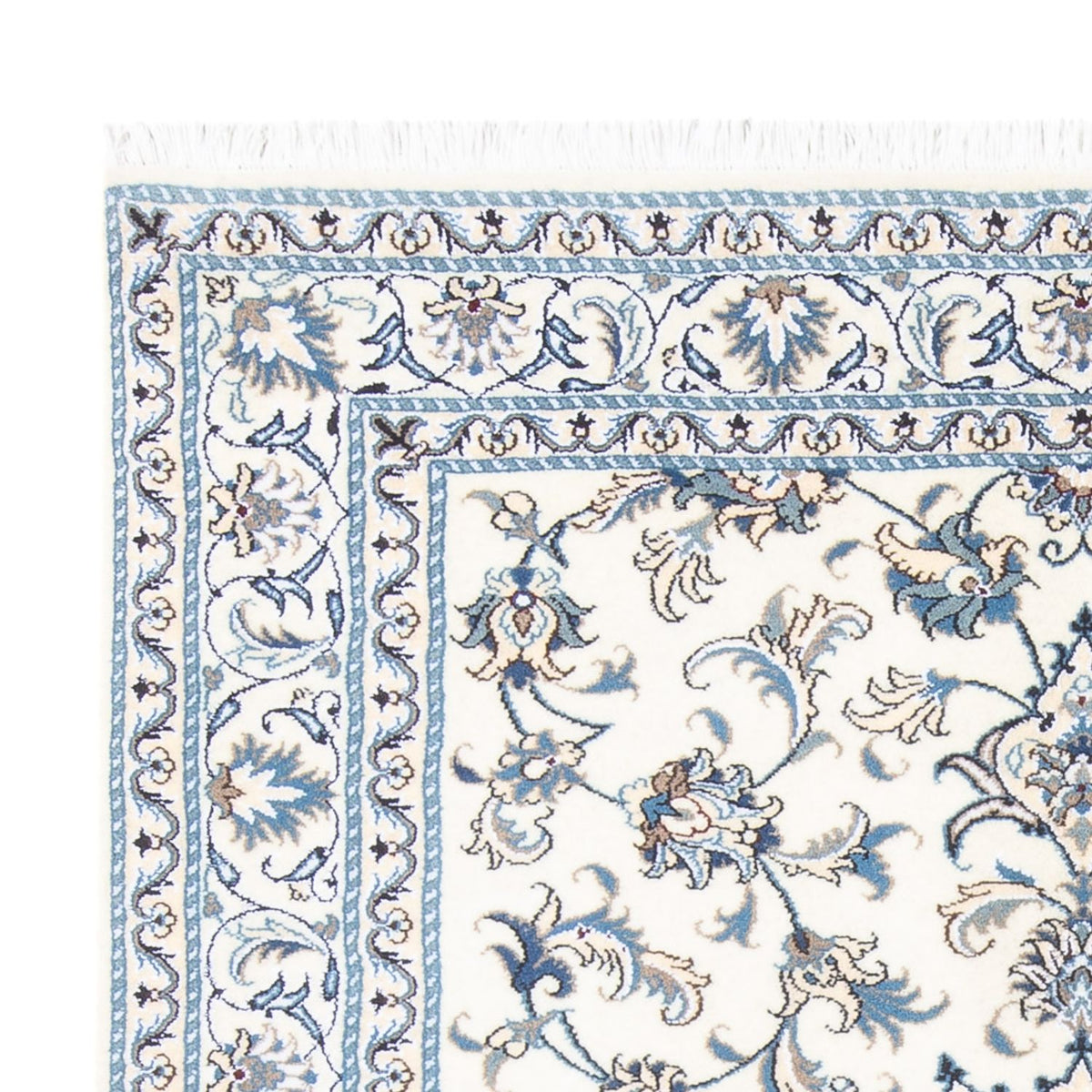 Perserteppich - Nain - 194 x 147 cm - creme