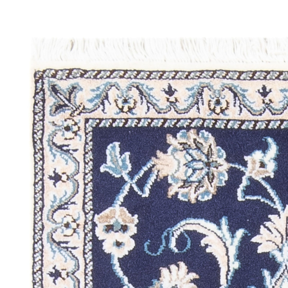 Perserteppich - Nain - 137 x 71 cm - dunkelblau