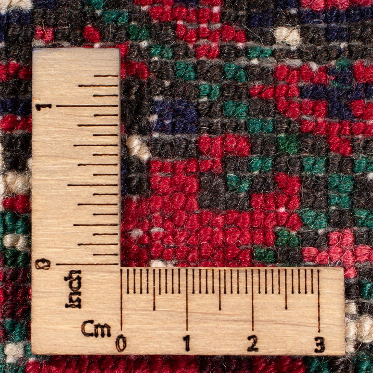 Perserteppich - Nomadic - 122 x 80 cm - dunkelrot