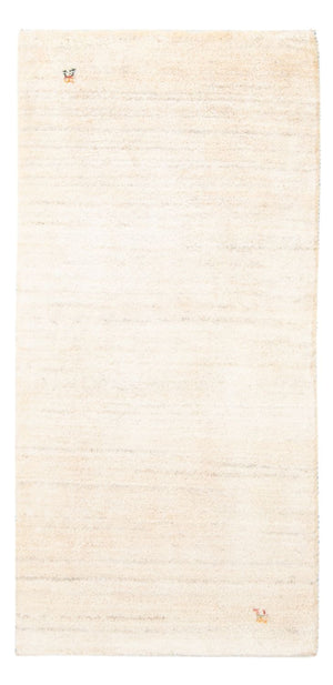 Gabbeh Teppich - Perser - 146 x 73 cm - naturweiß