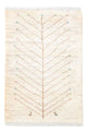 Gabbeh Teppich - Perser - 121 x 77 cm - naturweiß