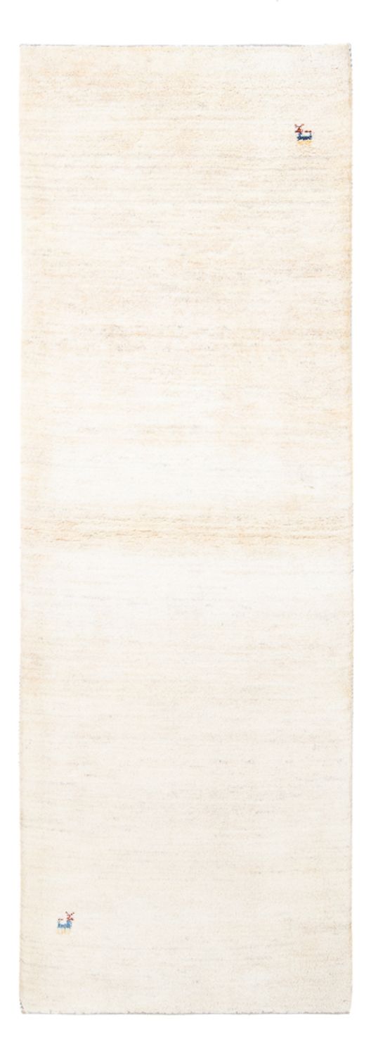 Läufer Gabbeh - Perser - 247 x 82 cm - naturweiß