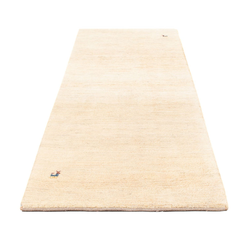 Läufer Gabbeh - Perser - 247 x 82 cm - naturweiß