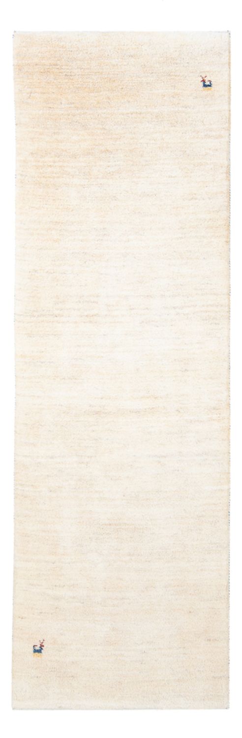 Läufer Gabbeh - Perser - 245 x 79 cm - naturweiß
