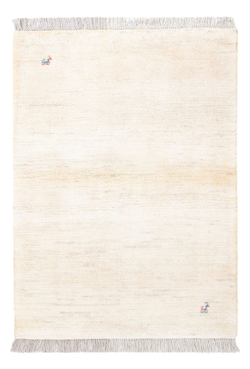 Gabbeh Teppich - Perser - 150 x 97 cm - naturweiß