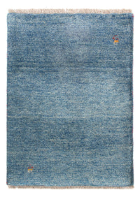 Gabbeh Teppich - Perser - 85 x 61 cm - seeblau