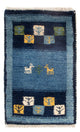 Gabbeh Persisch Teppich 60x40cm - Perserteppich Wollteppich
