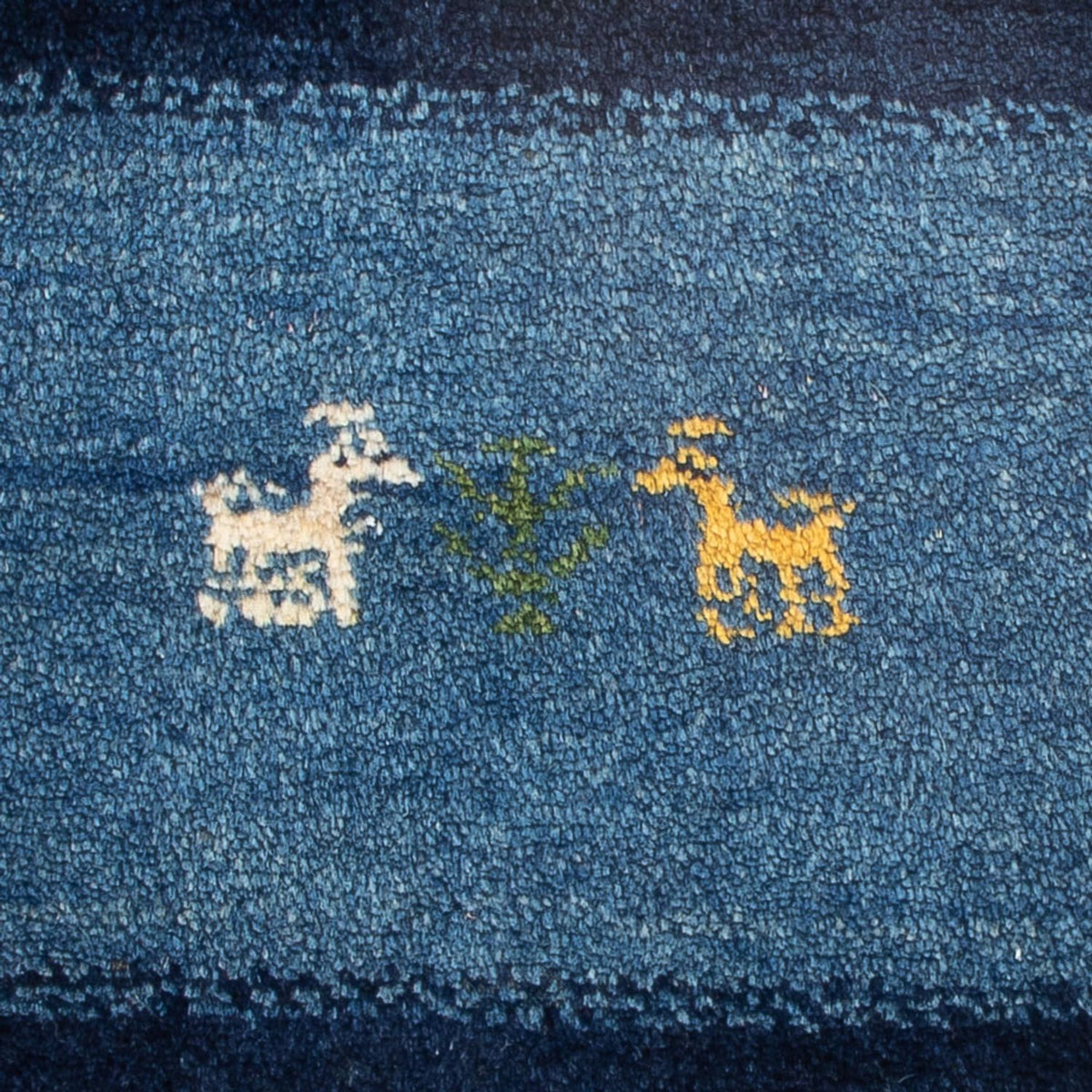 Gabbeh Teppich - Perser - 60 x 40 cm - mehrfarbig