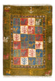 Gabbeh Persisch Teppich 60x40cm - Perserteppich Wollteppich