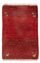 Gabbeh Teppich - Perser - 60 x 40 cm - bordeauxrot