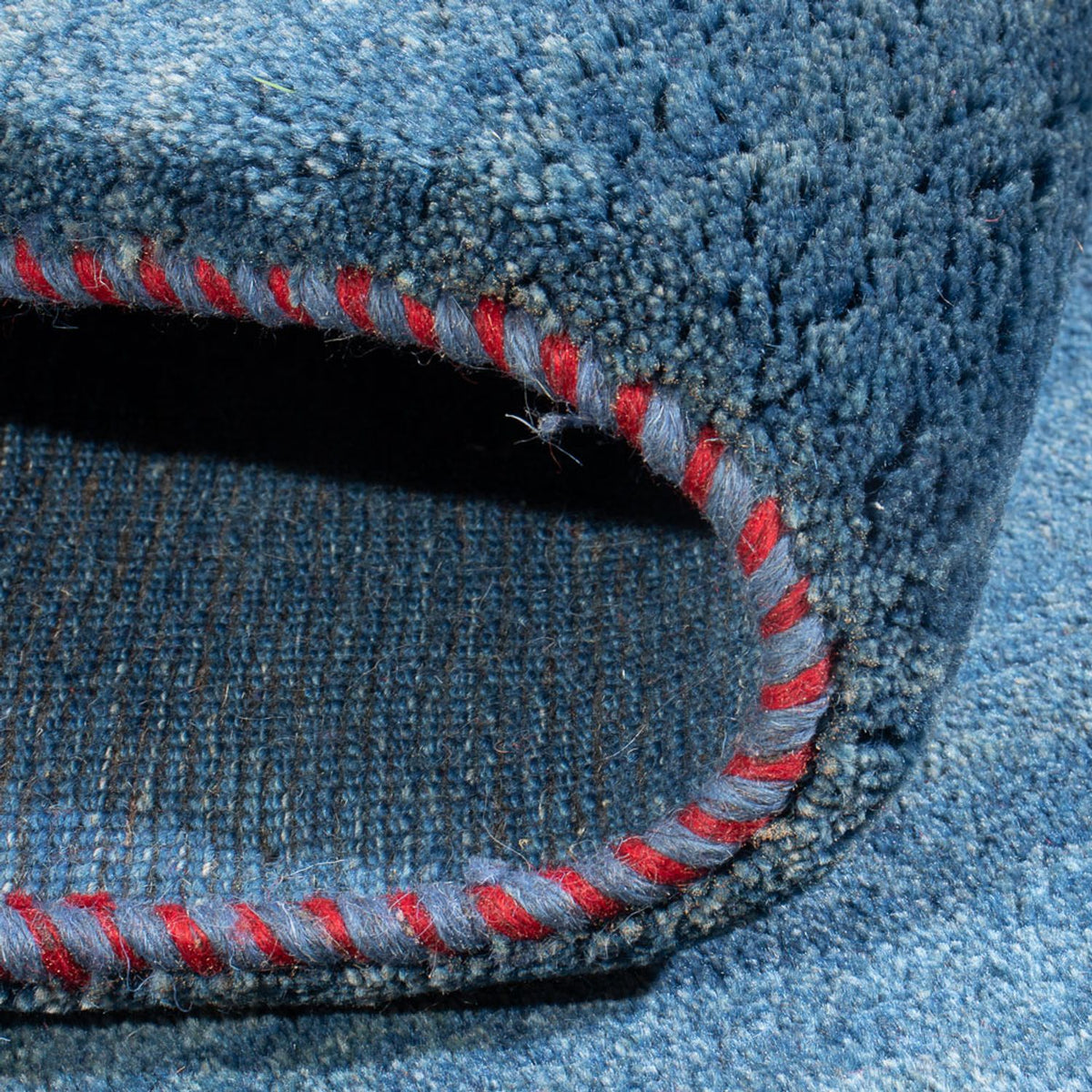 Gabbeh Teppich - Perser - 195 x 151 cm - blau