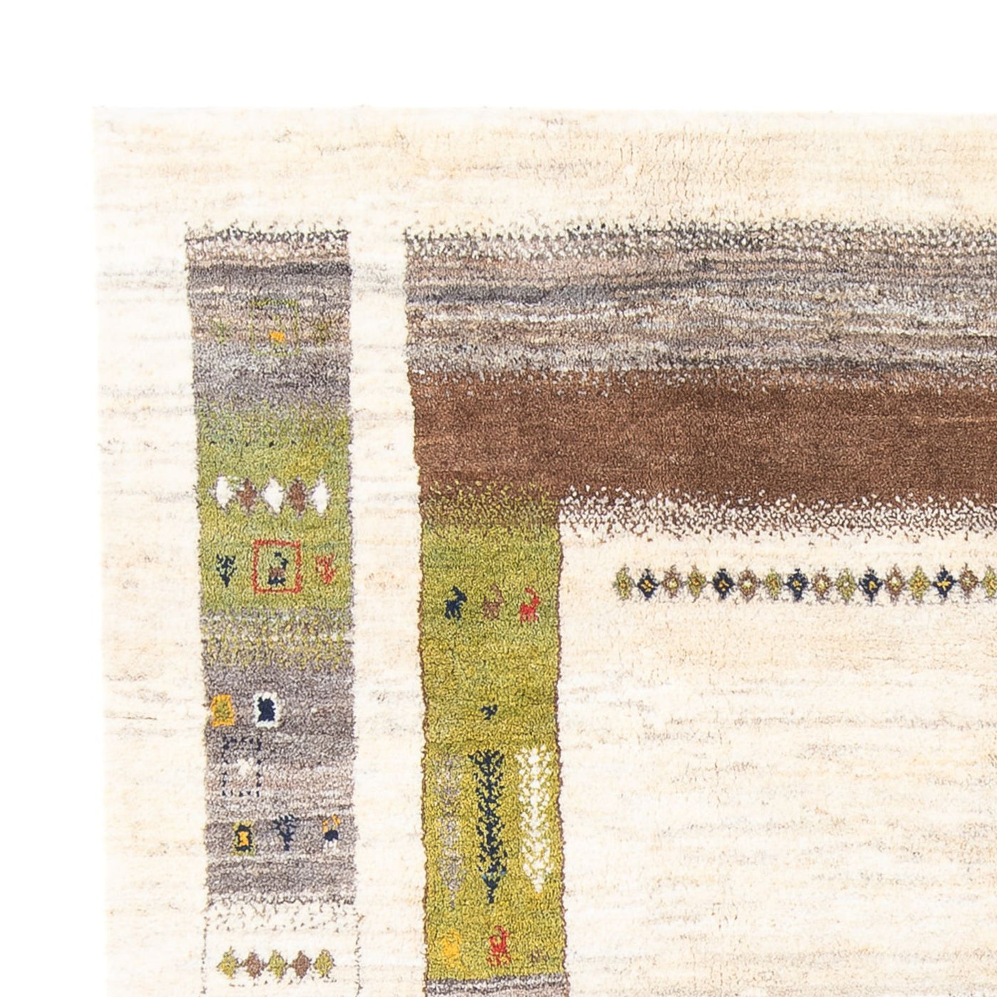 Gabbeh Persisch Teppich 245x200cm - Perserteppich Wollteppich