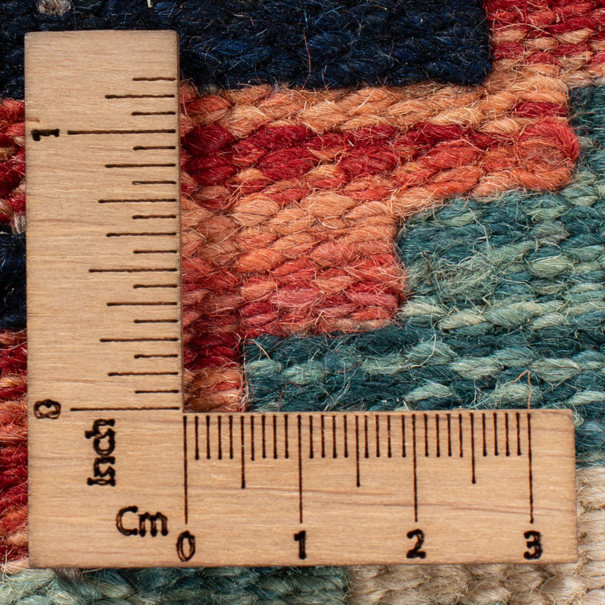 Kelim Teppich - Splash - 60 x 40 cm - mehrfarbig