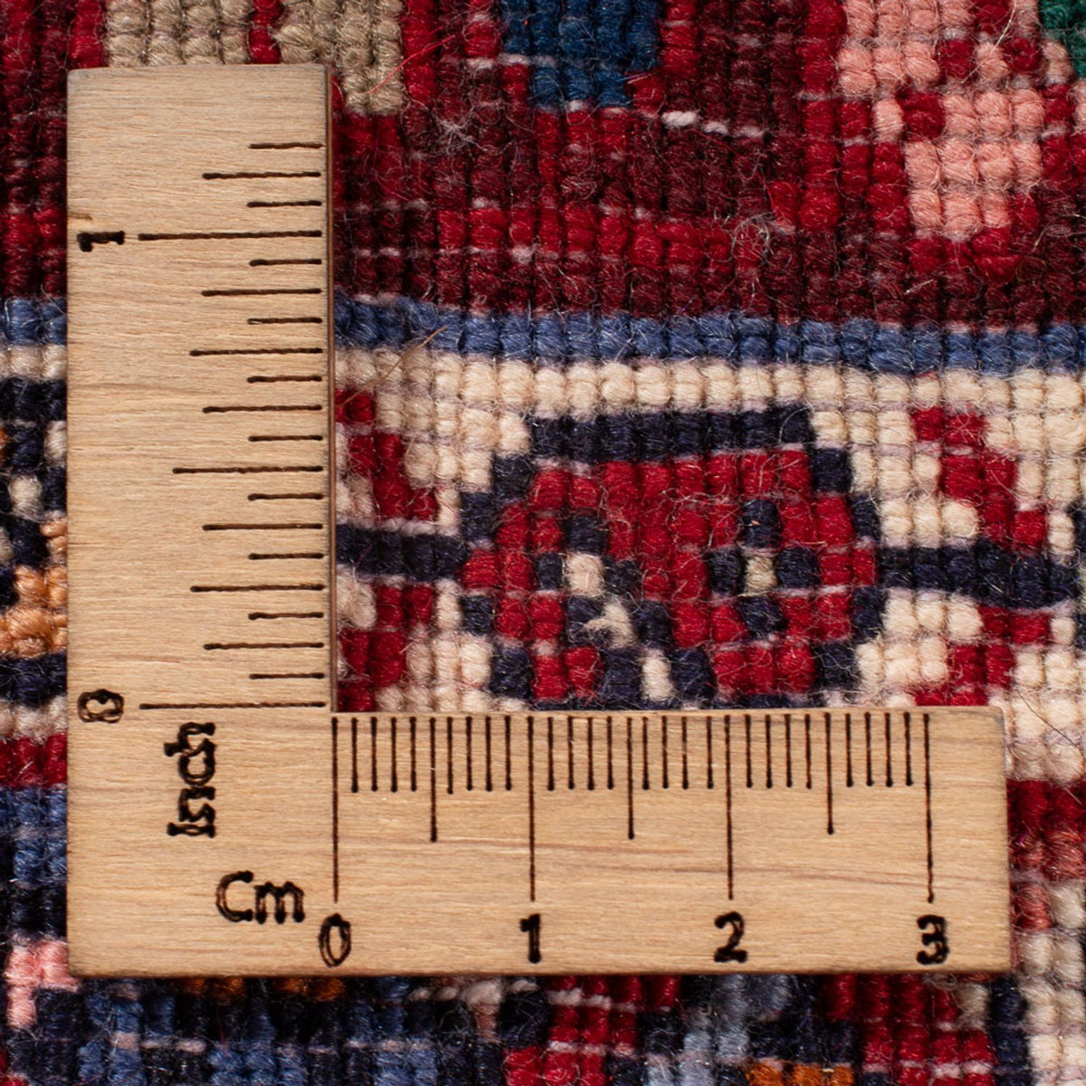 Perserteppich - Bidjar - 80 x 52 cm - bordeauxrot