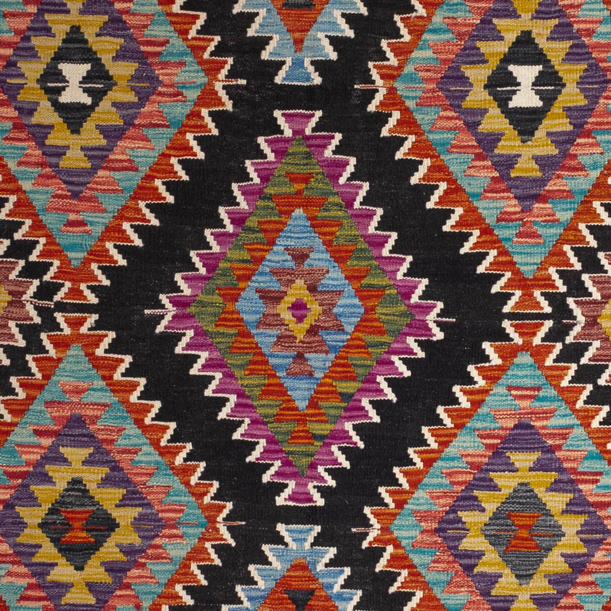 Kelim Teppich - Splash - 244 x 178 cm - mehrfarbig