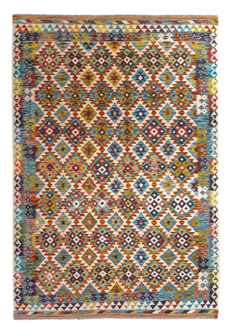 Kelim Teppich - Splash - 245 x 172 cm - mehrfarbig