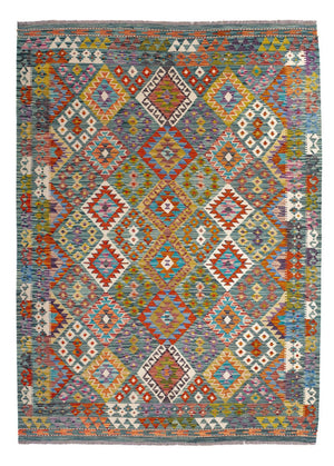 Kelim Teppich - Splash - 248 x 183 cm - mehrfarbig