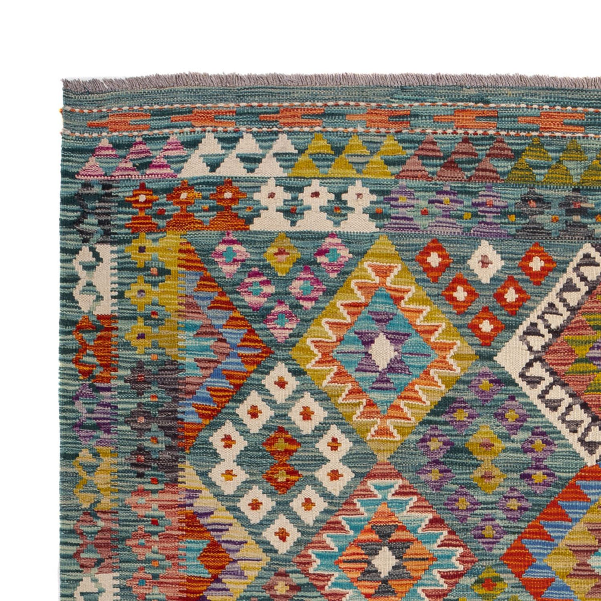 Kelim Teppich - Splash - 248 x 183 cm - mehrfarbig