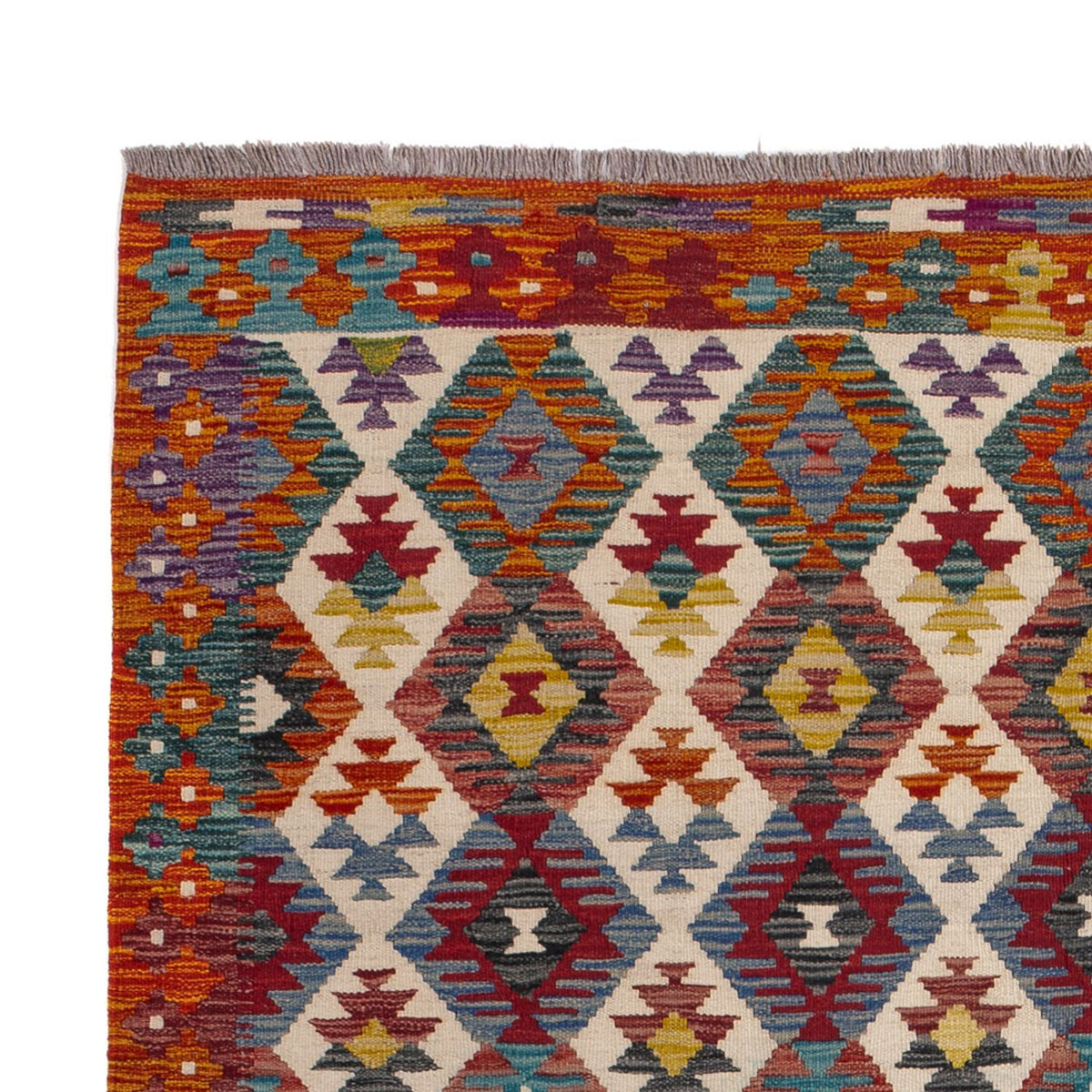 Kelim Teppich - Splash - 245 x 165 cm - mehrfarbig