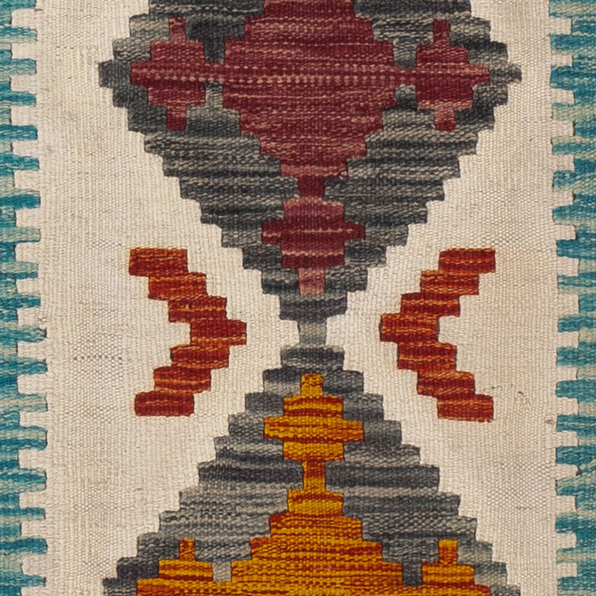 Kelim Teppich - Splash - 130 x 86 cm - mehrfarbig