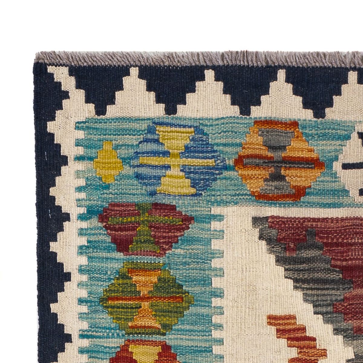 Kelim Teppich - Splash - 130 x 86 cm - mehrfarbig