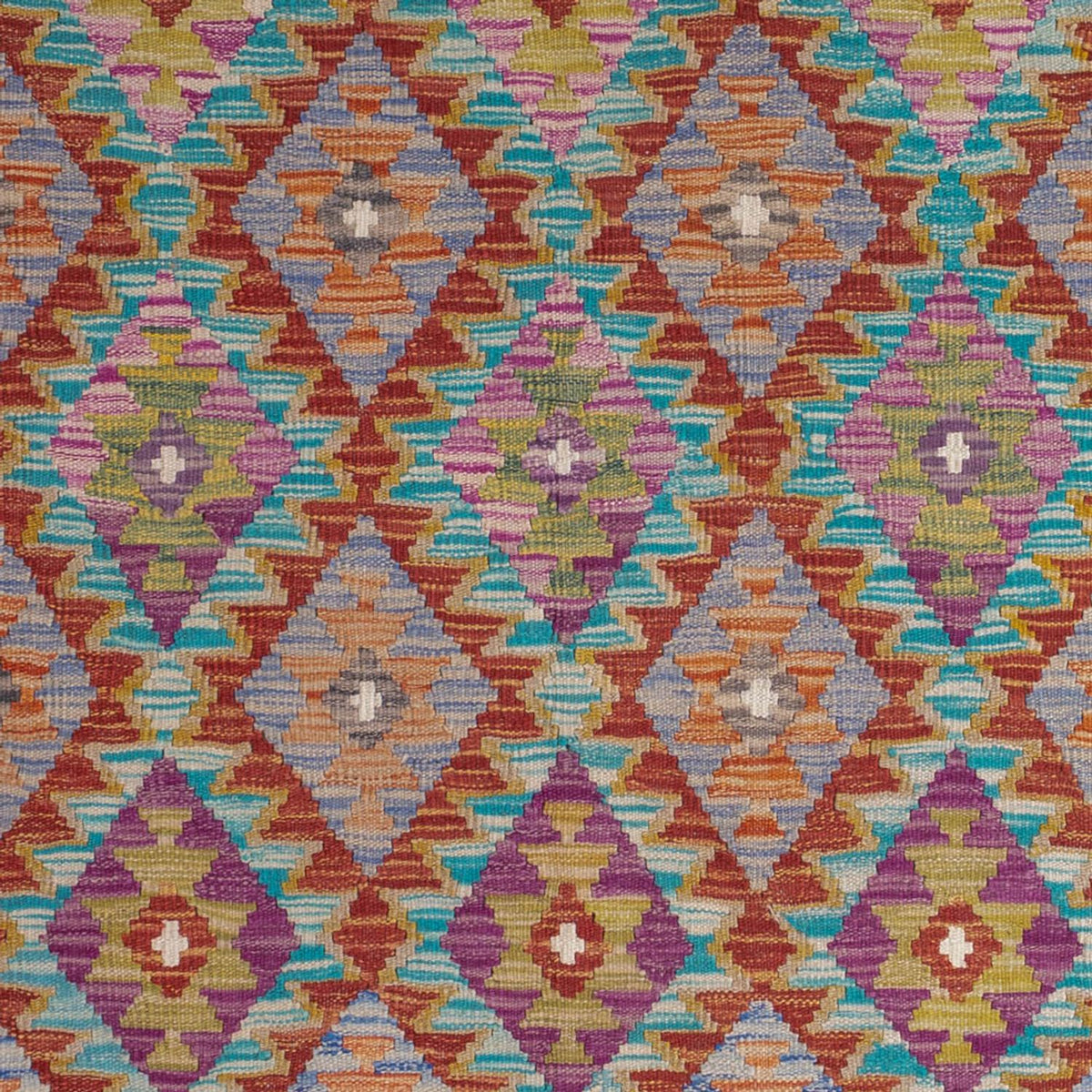 Kelim Teppich - Splash - 198 x 150 cm - mehrfarbig