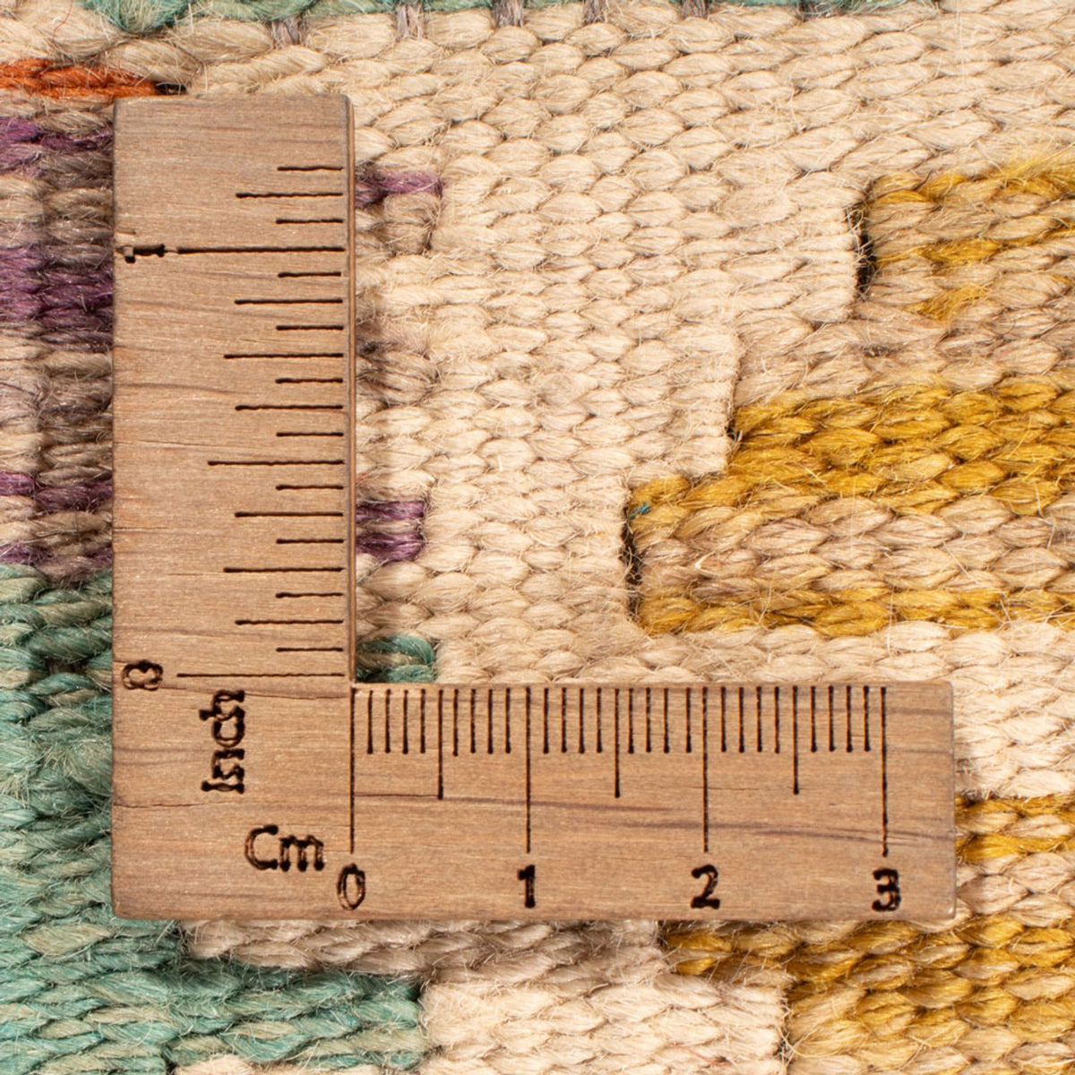 Kelim Teppich - Splash - 197 x 156 cm - mehrfarbig