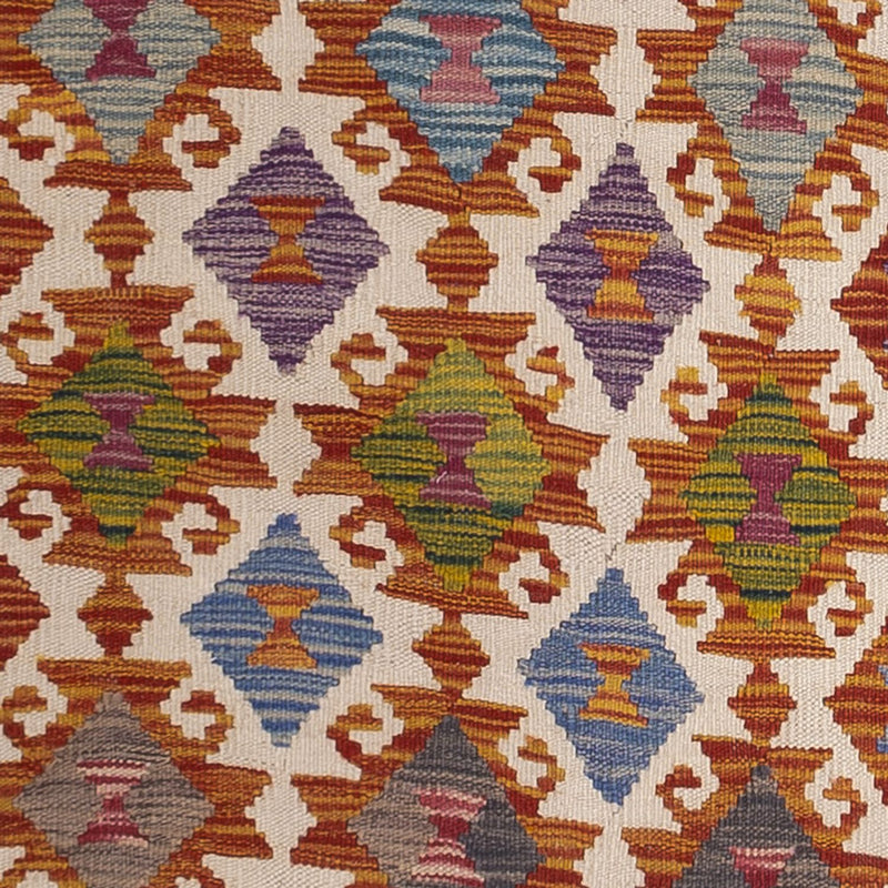 Läufer Kelim - Splash - 269 x 84 cm - mehrfarbig