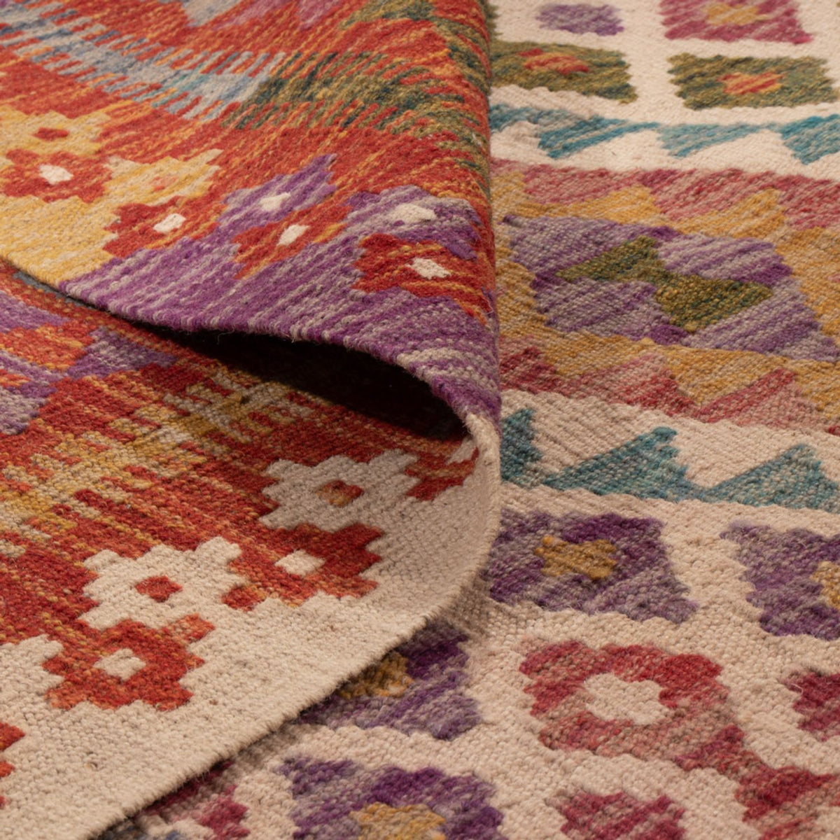 Kelim Teppich - Splash - 236 x 170 cm - mehrfarbig