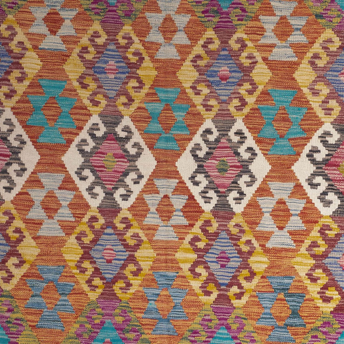 Kelim Teppich - Splash - 253 x 203 cm - mehrfarbig