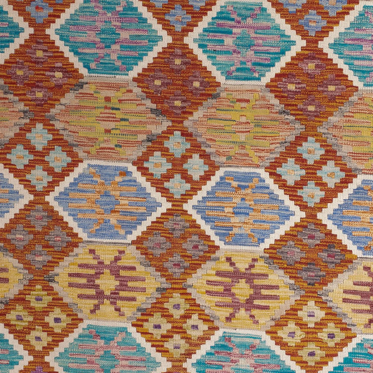 Kelim Teppich - Splash - 247 x 201 cm - mehrfarbig