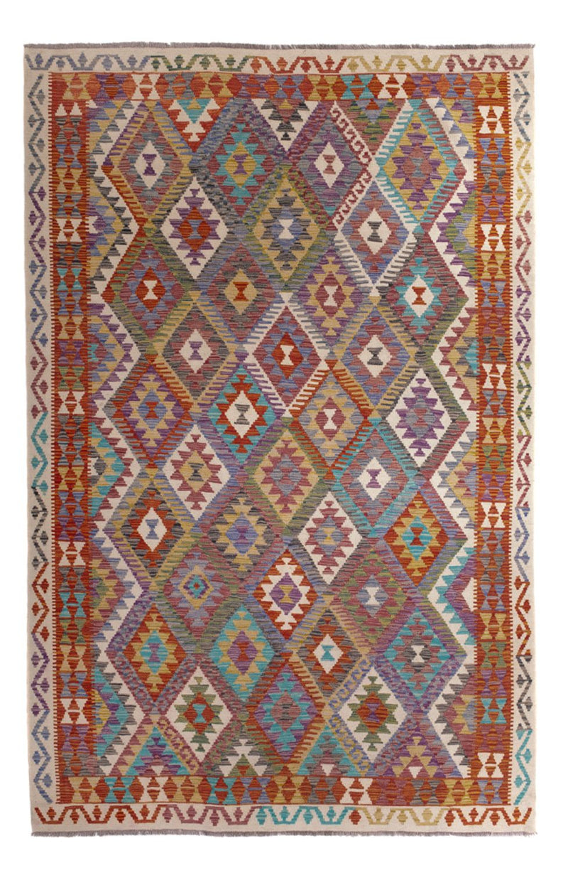 Kelim Teppich - Splash - 299 x 200 cm - mehrfarbig