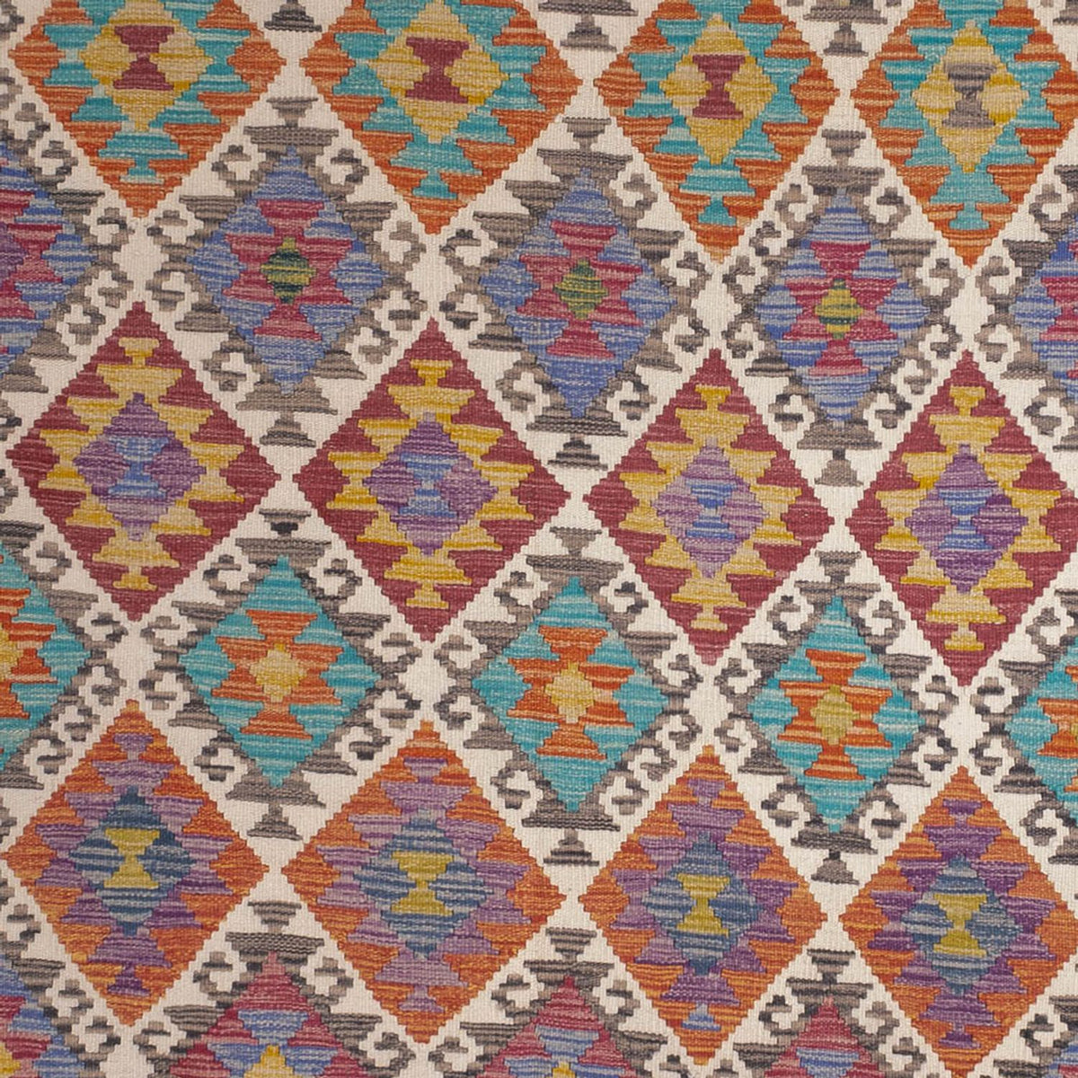 Kelim Teppich - Splash - 305 x 196 cm - mehrfarbig