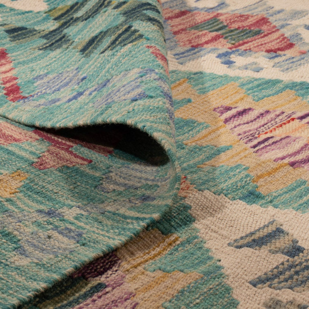 Kelim Teppich - Splash - 297 x 204 cm - mehrfarbig
