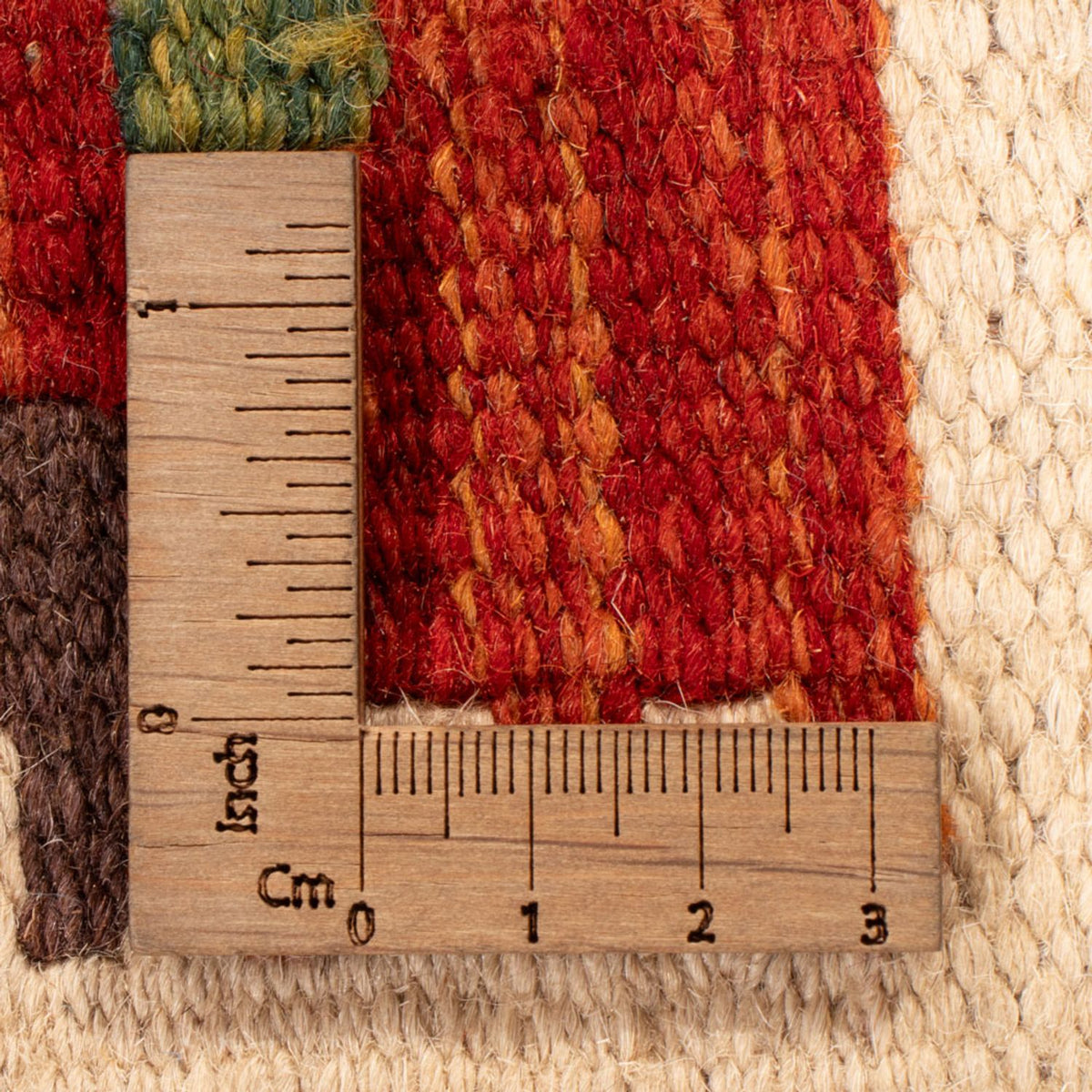 Läufer Kelim - Splash - 199 x 101 cm - mehrfarbig