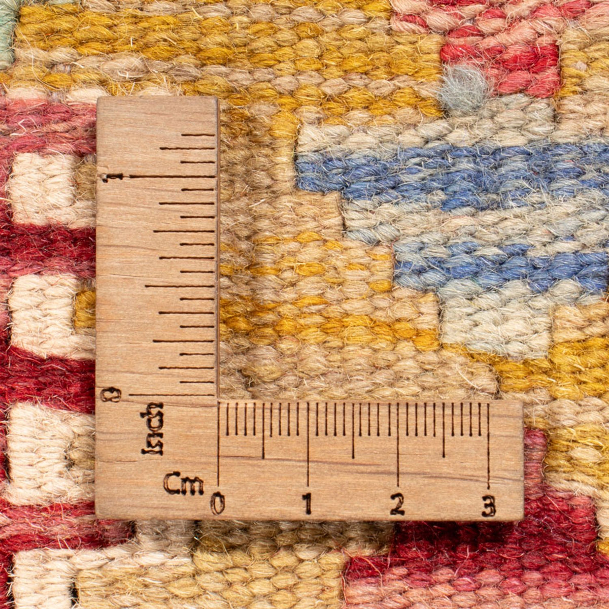 Läufer Kelim - Splash - 201 x 94 cm - mehrfarbig