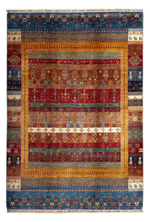 Gabbeh Teppich - Loribaft Perser - 250 x 173 cm - mehrfarbig