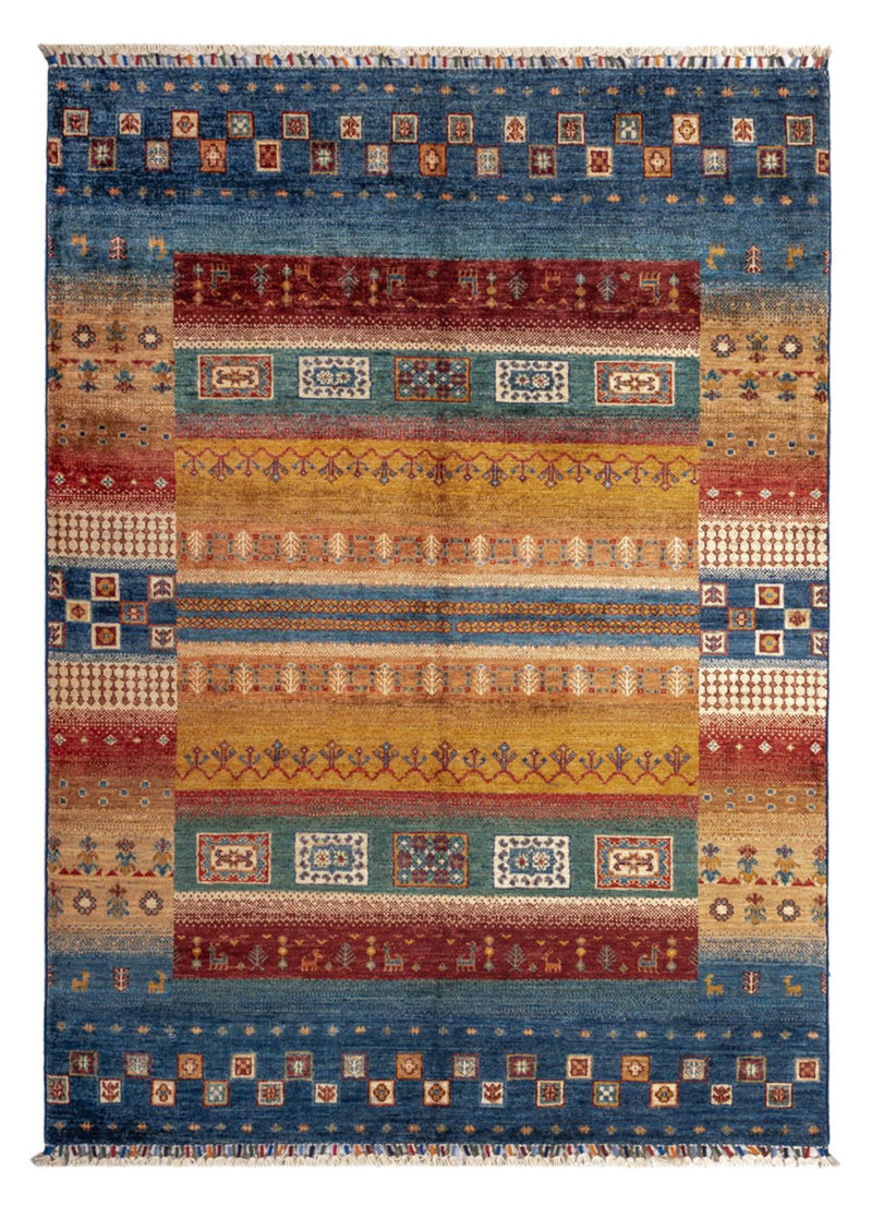 Gabbeh Teppich - Loribaft Perser - 183 x 131 cm - mehrfarbig